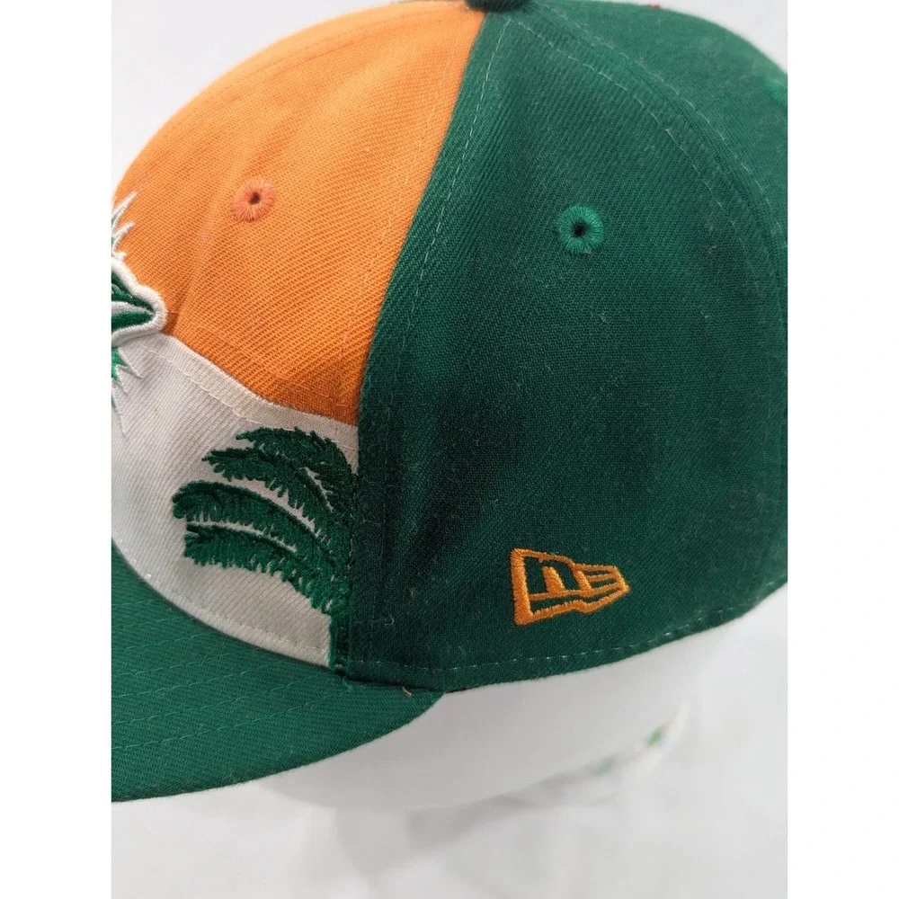 New Era 59Fifty NFL Miami Dolphins City Flag Low Profile Fitted Hat Cap Sz 7 1/2